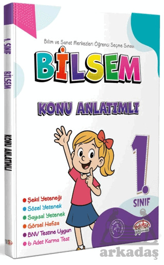 1. Sınıf Bilsem Konu Anlatımlı - Editör Yayınevi