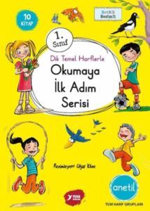 1. Sınıf Dik Temel Harflerle Okumaya İlk Adım Anetil Serisi Seti - 10 Kitap Takım - Yuva Yayınları