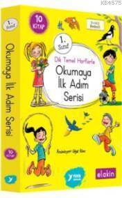 1. Sınıf ''Dik Temel Harflerle'' Okumaya İlk Adım Serisi; (Elakin) Yeni Ses Grupları 10 Kitap - Yuva Yayınları