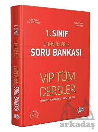 1. Sınıf Etkinliklerle Soru Bankası VIP Tüm Dersler - Editör Yayınevi