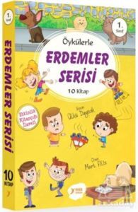 1. Sınıf Öykülerle Erdemler Serisi Seti (10 Kitap Takım) - Yuva Yayınları