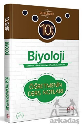 10. Sınıf Biyoloji Öğretmenin Ders Notları - Editör Yayınevi