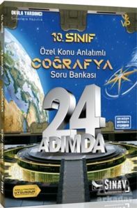 10. Sınıf Coğrafya 24 Adımda Özel Konu Anlatımlı Soru Bankası - 1