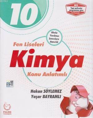 10. Sınıf Fen Liseleri Kimya Konu Anlatımlı YENİ - Palme Yayıncılık