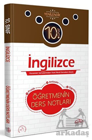 10. Sınıf İngilizce Öğretmenin Ders Notları - Editör Yayınevi