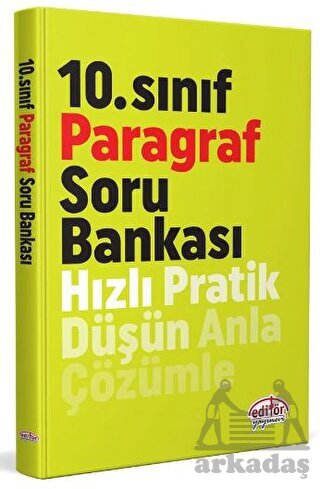 10. Sınıf Paragraf Soru Bankası Editör Yayınevi - Editör Yayınevi