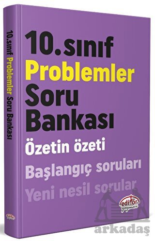 10. Sınıf Problemler Soru Bankası - Editör Yayınevi