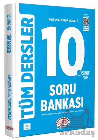 10. Sınıf VIP Tüm Dersler Soru Bankası - Editör Yayınevi