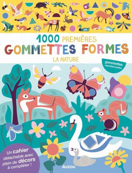 1000 gommettes formes. La nature - Auzou