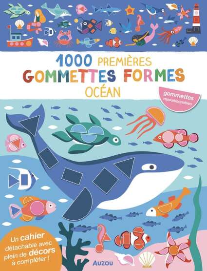 1000 premières gommettes formes océan - Auzou