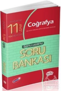 11. Sınıf Coğrafya Özetli Lezzetli Soru Bankası - Editör Yayınevi