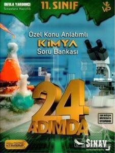 11. Sınıf Kimya 24 Adımda Özel Konu Anlatımlı Soru Bankası - 1