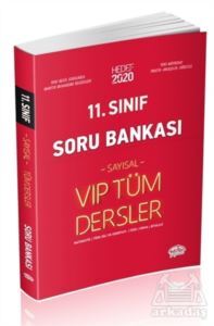11. Sınıf Sayısal VIP Tüm Dersler Soru Bankası 2020 - Editör Yayınevi