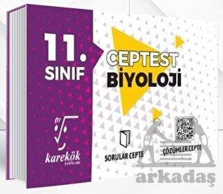 11.Sınıf Cep Test Biyoloji - Karekök Yayıncılık