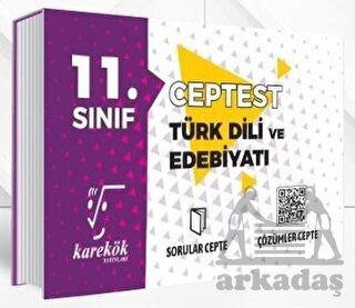 11.Sınıf Cep Test Türk Dili Ve Edebiyatı - Karekök Yayıncılık