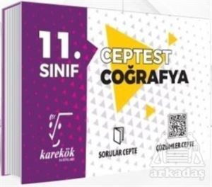 11.Sınıf Coğrafya Cep Test - Karekök Yayıncılık