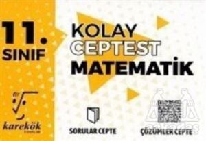 11.Sınıf Kolay Matematik Cep Test - Karekök Yayıncılık