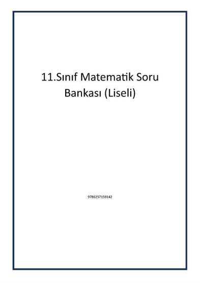 11.Sınıf Matematik Soru Bankası (Liseli) - 1