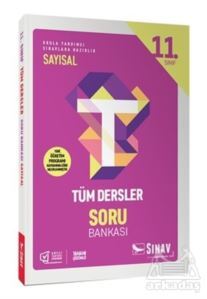 11.Sınıf Tüm Dersler Sayısal Soru Bankası - Sınav Yayınları