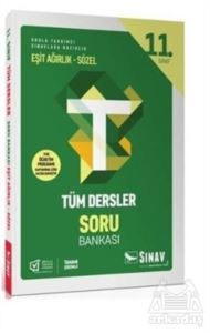 11.Sınıf Tüm Dersler Soru Bankası Eşit-Ağırlık/Sözel - Sınav Yayınları