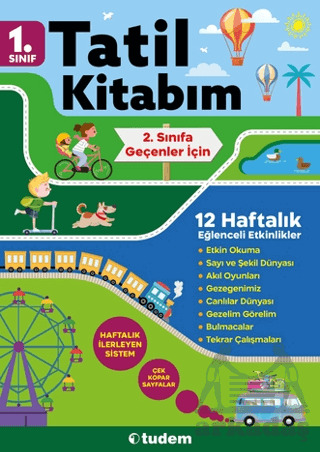 1.Sınıf Tatil Kitabım - Yeni - Tudem Yayınları