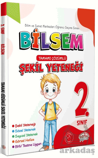2. Sınıf Bilsem Hazırlık Şekil Yeteneği Tamamı Çözümlü - 2