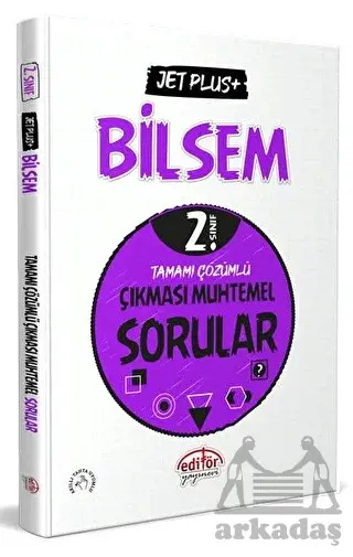 2. Sınıf Bilsem Jet Plus+ Tamamı Çözümlü Çıkması Muhtemel Sorular - Editör Yayınevi