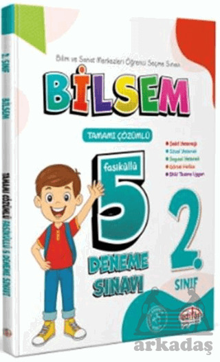 2. Sınıf Bilsem Tamamı Çözümlü 5 Deneme Sınavı - 1
