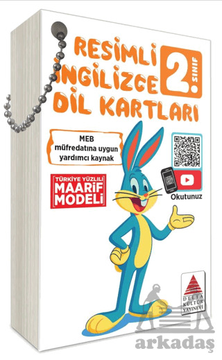2. Sınıf Resimli İngilizce Dil Kartları - 1