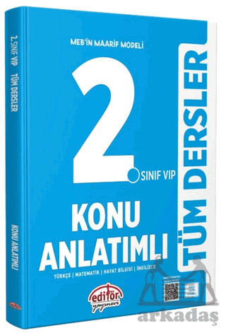 2. Sınıf VIP Tüm Dersler Konu Anlatımlı - Editör Yayınevi