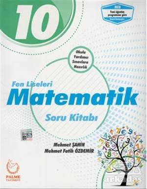 2019 10. Sınıf Fen Liseleri Matematik Soru Kitabı - Palme Yayıncılık