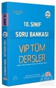 2021 - 10.Sınıf Soru Bankası VIP Tüm Dersler - Editör Yayınevi