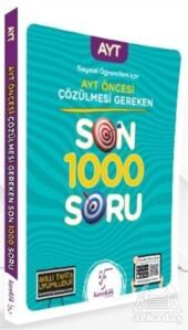 2021 Sözel Öğrencileri İçin AYT Öncesi Çözülmesi Gereken Son 1000 Soru - 1