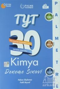 2021 TYT Kimya 30 Deneme Sınavı - Palme Yayıncılık