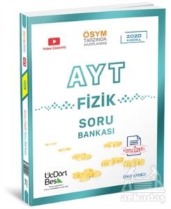 2022 AYT Fizik Soru Bankası - Üç Dört Beş Yayıncılık