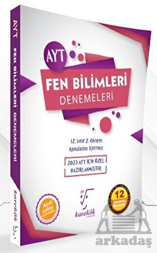 2023 AYT Fen Bilimleri Denemeleri Karekök Yayıncılık - Karekök Yayıncılık