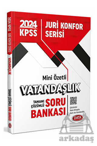 2024 KPSS Jüri Konfor Serisi Vatandaşlık Soru Bankası - Data Yayınları