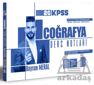 2026 KPSS Coğrafya Ders Notları - 1