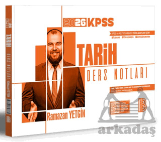 2026 KPSS Tarih Ders Notları - Benim Hocam Yayınları