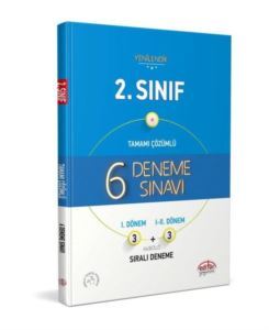 2.Sınıf Tamamı Çözümlü 6 Deneme Sınavı - Editör