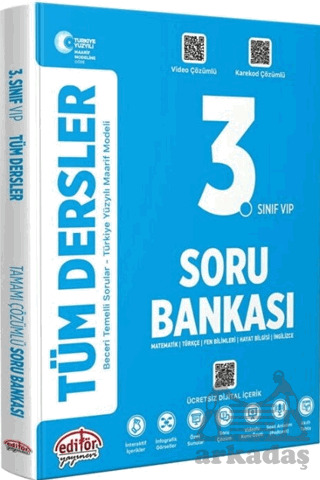 3. Sınıf Tüm Dersler Maarif Model Soru Bankası - 1