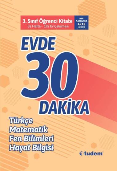 3.Sınıf Evde 30 Dakika Öğrenci Kitabı - 1