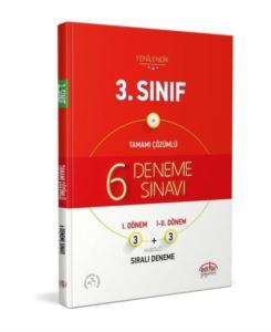 3.Sınıf Tamamı Çözümlü 6 Deneme Sınavı - 1