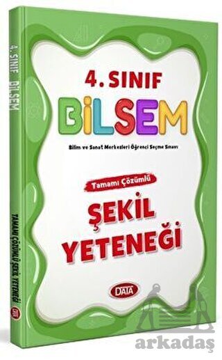 4. Sınıf Bilsem Tamamı Çözümlü Şekil Yeteneği Data Yayınları - Data Yayınları