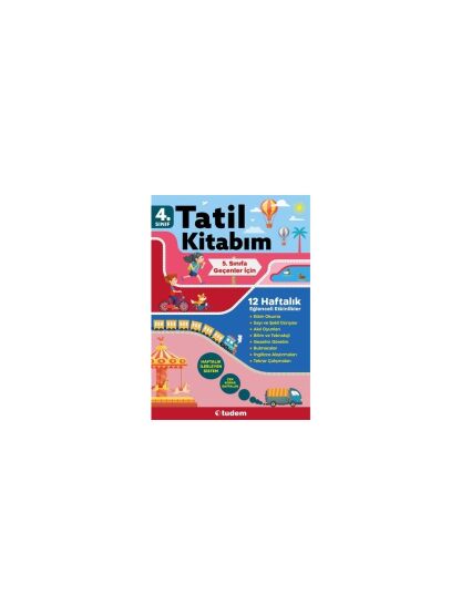 4. Sınıf Tatil Kitabım - Yeni - Tudem Yayınları