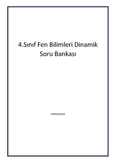 4.Sınıf Fen Bilimleri Dinamik Soru Bankası - 1