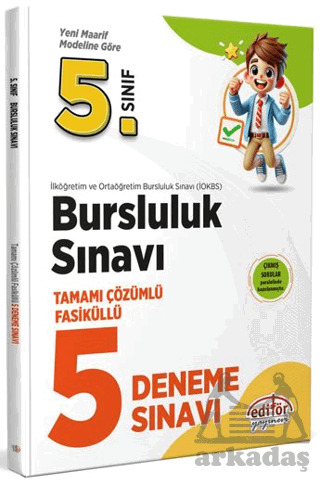 5. Sınıf Bursluluk Sınavı Tamamı Çözümlü 5 Deneme Sınavı - 2