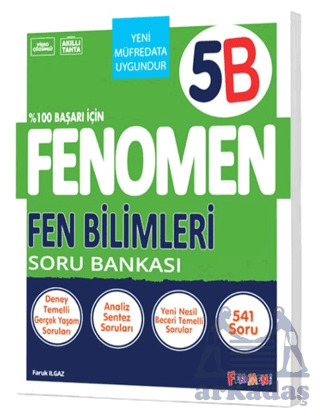 5. Sınıf Fen Bilimleri B Soru Bankası - Fenomen Yayınları