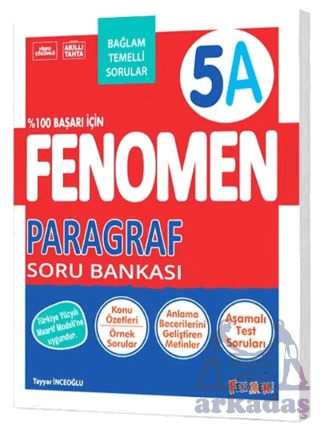 5. Sınıf Paragraf A Soru Bankası - Fenomen Yayınları