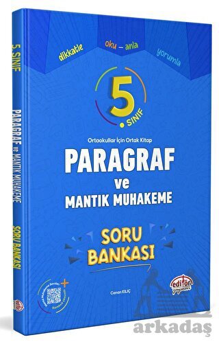 5. Sınıf Paragraf Ve Mantık Muhakeme Soru Bankası - Editör Yayınevi